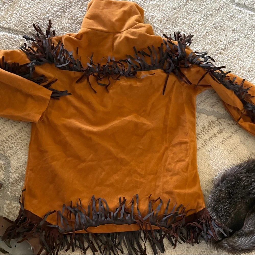 Boys Davy Crockett Costume Frontiersman Size Small - Picture 7 of 9